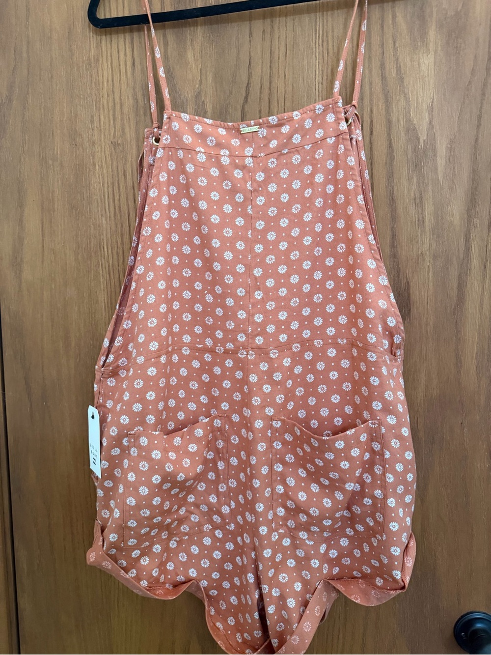 Billabong Women’s Rust Floral Romper - Sleeveless Summer Playsuit